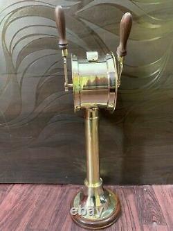 Vintage Brass Ship Engine Room Telegraph Polished 20 Collectible Home Decor