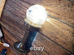 Vintage Perko Cast Polished Brass 6 Glass Beehive Stern Light, New Led