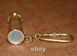 Vintage antique 2 brass kaleidoscope key chain polish finish lot of 200 pieces