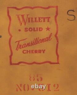WILLETT Mid Century Solid Cherry Dresser