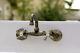 Wall Mount Polished Brass Faucet Adjustable Centers Lever Handles Ks213ab