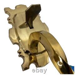 Weiser Handle Set Lock A9470 Polished Brass El Cid Style Vintage