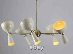 10 Lustre Plafonnier Diabolo Lumière du Milieu du Siècle Italienne