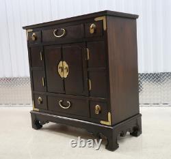 Armoire de style Hollywood Regency asiatique Thomasville Tokaido