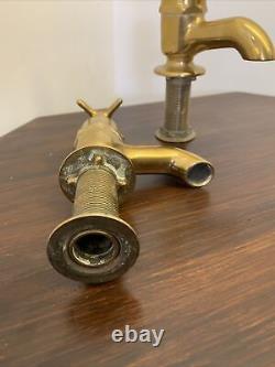Baignoire En Laiton Lourd De Qualité Supérieure / Sink Antique Laiton Poli