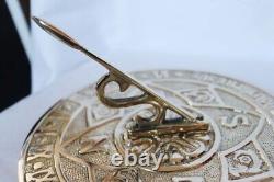 Brass Calendrier Arabe Astrolabe Astrologique Antique Islamique Navigation Poli