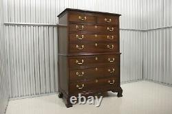 Conseiller Artisan Chippendale Acajou Chest On Chest