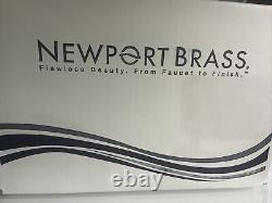 Ensemble de garniture de douche à pression équilibrée Newport Brass 3-1624BP, couleur chrome poli