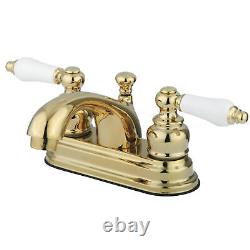 Kingston Brass GKB260.PL Vintage 1.2 GPM Robinet de salle de bain à montage central en laiton