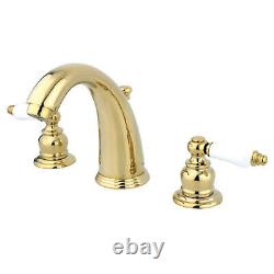 Kingston Brass GKB98. PL English Country 1.2 GPM Widespread Brass translates to:
 <br/> Kingston Brass GKB98. PL English Country 1.2 GPM Laiton Répandu