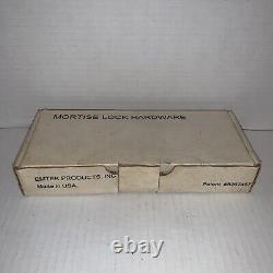 Kit de quincaillerie de serrure de mortaise Emtek Vintage Lexington jamais utilisé breveté #5267457