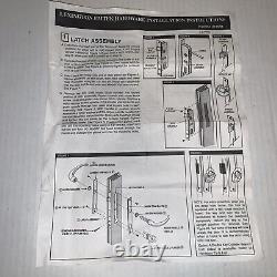 Kit de quincaillerie de serrure de mortaise Emtek Vintage Lexington jamais utilisé breveté #5267457