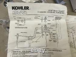 Kohler K-290-cp Taille Ancienne De Bidet Faucet Polished Chromeparties