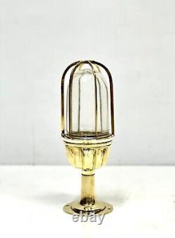 Lampe / luminaire de hublot de navire antique en laiton polonais vintage Lot de 2