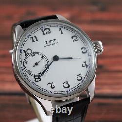 Large Wristwatch Avec Mouvement Suisse De Montre De Poche Tissot (vers 1929)