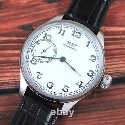 Large Wristwatch Avec Mouvement Suisse De Montre De Poche Tissot (vers 1929)