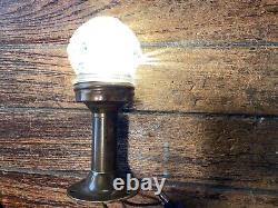 Lumière de poupe Vintage Perko en laiton poli moulé avec 6 verres en forme de ruche, nouvelle LED