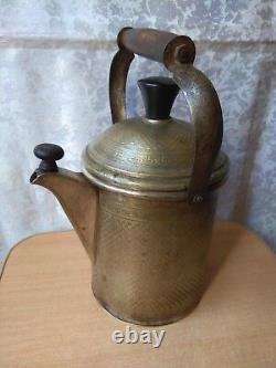 Machine à café en bronze argenté antique Vintage Polska Norblin Warszawa en Pologne