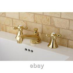 Robinetterie de salle de bain à 3 trous Kingston Brass KS447. AX 1,2 GPM en chrome