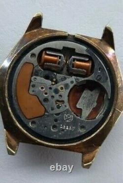 Slava Transistor Urss Rare Vintage Soviet Électromécanique Wristwatch Early1960